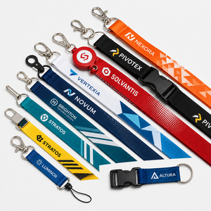 Correa de Cuello de Nailon con Logotipo Personalizado, Correa de Muñeca Promocional de Poliéster, Cordón para Teléfono, Tarjeta de Identificación, Llavero, Cordón Personalizable con Logotipo - Product Image 1