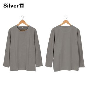 เสื้อยืดแขนยาวผู้ชายใยเงินป้องกันคลื่นแม่เหล็กไฟฟ้า EMF ป้องกันรังสี  นุ่มมาก - Product Image 4