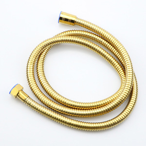 Manguera de Ducha Flexible de Acero Inoxidable Cromado Dorado de 1.5m, Fácil Instalación para Ducha de Mano y Bidé, 634168451612 Chr - Product Image 4