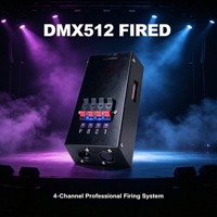 Système de contrôle DMX 512 à 4 canaux pour l'allumage de feux d'artifice, matériel pour feux d'artifice, pyrotechnie, scène, événement, festival, mariage, spectacle
