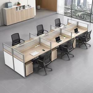 Estaciones de Trabajo Modernas <span class=keywords><strong>para</strong></span> Oficina, <span class=keywords><strong>Escritorio</strong></span> de Oficina con Partición <span class=keywords><strong>para</strong></span> 12, 4, 6 u 8 <span class=keywords><strong>Personas</strong></span>, Cubículo de Oficina - Product Image 1