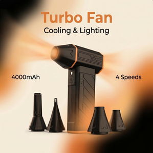 Nuevo Ventilador Turbo Portátil Mini de Mano para Soplar Polvo, Enfriar, Recoger Hojas o Eliminar <span class=keywords><strong>Pelo</strong></span> de Mascotas - Product Image 5