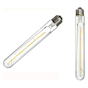 Vintage T225 <span class=keywords><strong>E27</strong></span> LED Ampoule à filament 4W <span class=keywords><strong>2700K</strong></span> Ambre Gradation Lumières Corps en verre B22 pour la maison Hôtel Utilisation décorative - Product Image 1