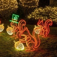 Decoración de Faroles para Parques de Atracciones, Personalizada de Fábrica, para Navidad, Uso Interior/Exterior, Espectáculo de Luces para Parques Temáticos