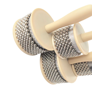 Strumento a percussione Kabasa Cabasa, shaker africano per accompagnamento ritmico di gruppo con perline metalliche per <span class=keywords><strong>musicisti</strong></span> - Product Image 5