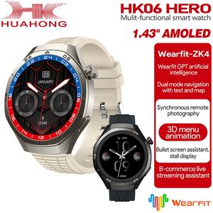 Nuovi Arrivi 2026: Smartwatch HK06 HERO con Display AMOLED da 1.43\", Navigazione in Tempo Reale, Assistente Vocale AI, Orologio Sportivo da Uomo - Product Image 5