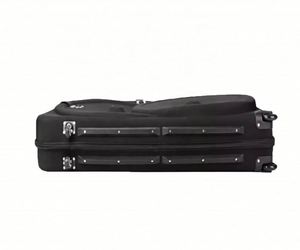 Sac de cadre de vélo de voyage personnalisé avec roulettes, boîte noire en EVA rigide pour vélo de route - Product Image 5