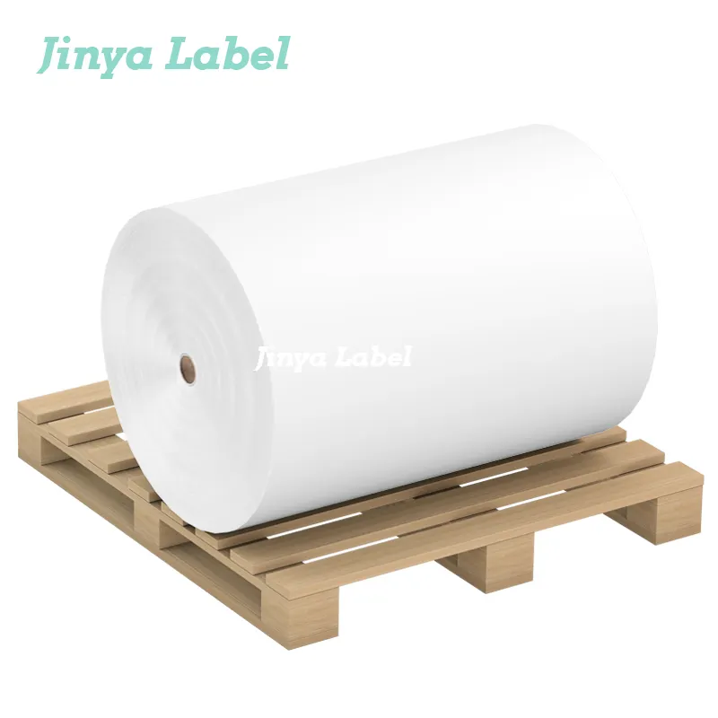 manufacturer price Jinya label glossy BOPP label self adhesive label materials Flexographic printing machine