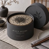 Tube en papier de qualité alimentaire de luxe en gros avec logo personnalisé, cylindre résistant à la chaleur pour thé, gâteaux, biscuits et cheesecake basque