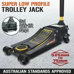 Australia Standard Passed Quick Lifting Double Pumps And Low Profile Garage Jack Hydraulic Floor Jack 1.8 Ton For Car Lifting.