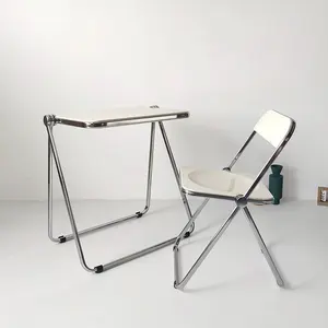 Прозрачный маленький квадратный стол b & B в скандинавском стиле, в стиле интернет-знаменитостей, складной, для кабинета, для спальни, рабочего стола с агатом