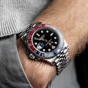 PAGANI DESIGN – montre mécanique de luxe pour hommes, boîtier en acier inoxydable, lunette en cristal saphir, GMT automatique, étanche à 100m - Product Image 5