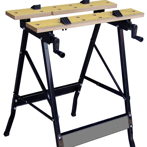 super september hot sale promotion steel Professional Wood worker Folding Work Bench Table