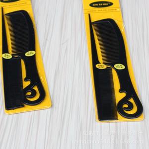 Peine doble negro de tienda de un dólar, peine para el cabello, peine, peine de cola puntiaguda negro, boutique de tienda de un dólar, pequeña mercancía de Yiwu - Product Image 1