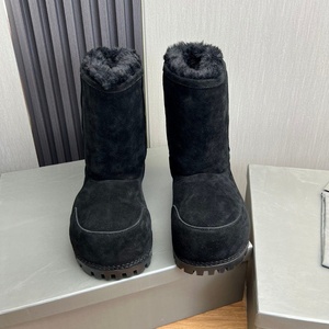 Botas de Nieve de Diseñador de Alta Calidad, Forro de Piel, Suela Gruesa, Aumento de Altura, Otoño Invierno, Moda para Mujer y Hombre, Botas de Marca de Lujo con Punta Ancha - Product Image 3