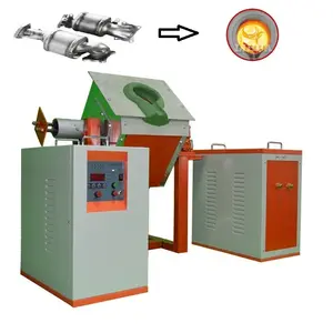 smelting furnace for car catalytic converter recycling cutting machine automatic