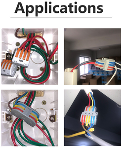 Hersteller UK Universal Compact Connectors 211/211B 32A/400V DIN-Schienen klemmen blöcke Set Kupfer Nylon Material Vorschub typ - Product Image 6