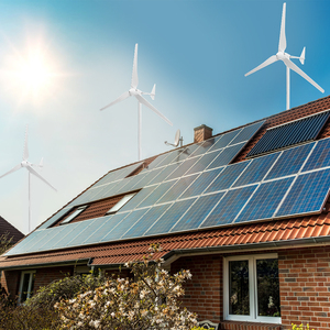 Điện mạnh mẽ máy phát điện tuabin gió với 48v 4kw lai gió năng lượng mặt trời hệ thống - Product Image 6