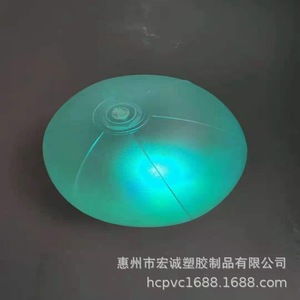 Pvc <b>Inflatable</b> Ball 40Cm White Sphere Flash Light Beach Ball For Teenagers Decorative Balloon - Product Image 5