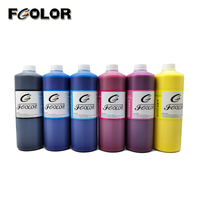Tinta de pigmento de precio de fábrica FCOLOR para Epson C3510 C6050A C6050P C6550A C6550P C7510G, recambios de tinta de pigmento para impresora de etiquetas