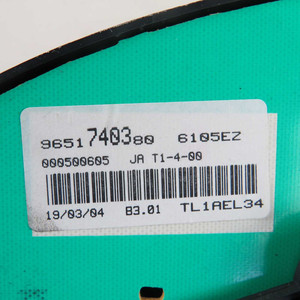 Quadro Strumenti 9659729180 Peugeot 206 Mk2 2003-2009 Usato (70736) - Product Image 4