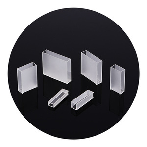 Cuvetas de Cuarzo Qianling, Vasos de Muestra de Vidrio de Doble Vía para Espectrofotómetro UV Vis - Product Image 1