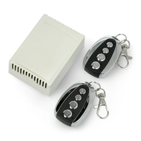 Control Remoto Inalámbrico de 4 Botones y 433.92MHz para Abrir Puertas de Garaje