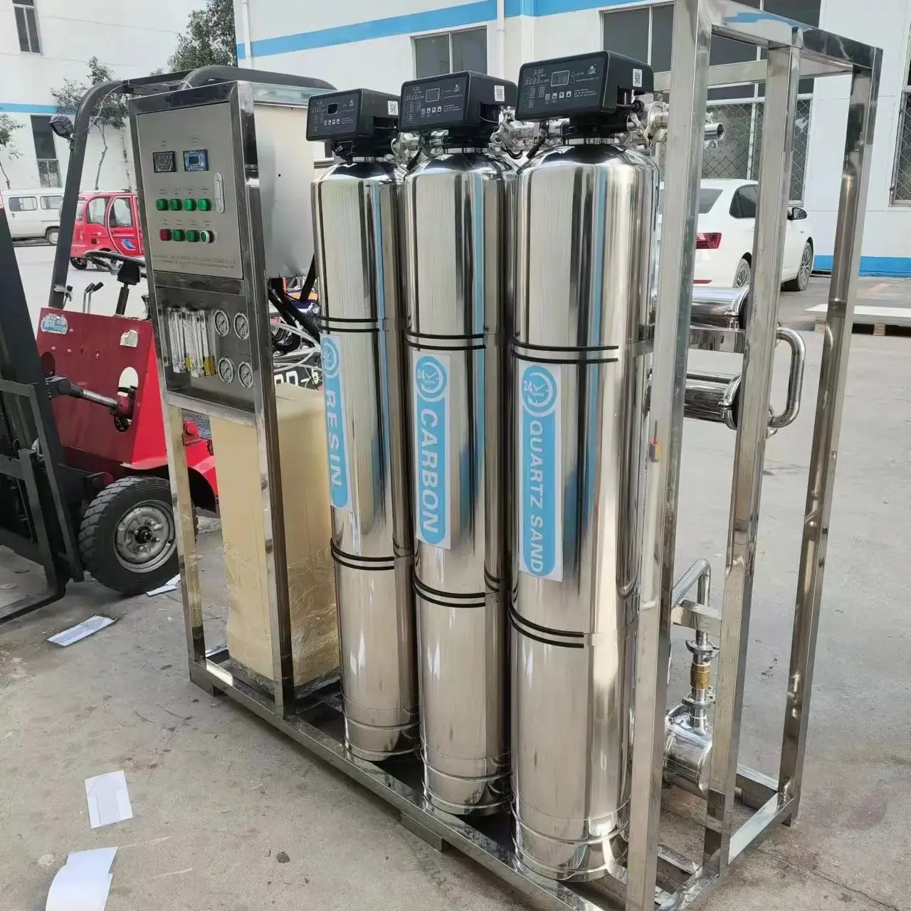 2023 Mini RO Water Plant 500lph Industrial Reverse Osmosis System Main Water Treatment Machine For Wholehouse