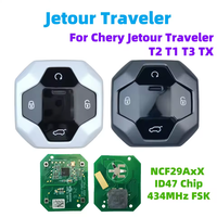 Llave inteligente original para Chery Jetour T2 T1 T3 TX JETOUR Traveler 4 botones 433MHZ 47Chip Control remoto
