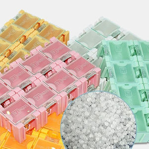 1 2 3 4 SMDコンポーネントボックス部品収納ボックスは、ミニフリップカバーを接続/分解/インターロック可能 - Product Image 2