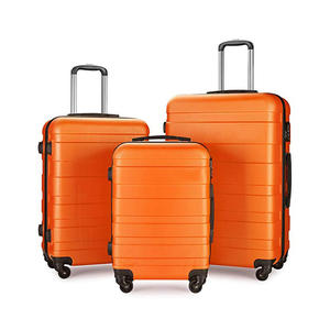 Koowo 공장 3개 세트 <span class=keywords><strong>ABS</strong></span> PC 최경량 여행 가방 지퍼 케이스 여행 짐 세트 아웃도어용 - Product Image 2