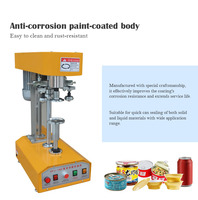 Máquina Selladora de Latas Automática Comercial de Sobremesa Sin Rotación para Latas de Aluminio, Té de Burbujas, Refrescos, PET y Cerveza Artesanal