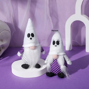 Nouvelles décorations créatives transfrontalières d'<span class=keywords><strong>Halloween</strong></span> : Ornements de poupées gnomes fantômes en polyester avec chapeau pointu effrayant pour bébés de 0 à <span class=keywords><strong>24</strong></span> <span class=keywords><strong>mois</strong></span> - Product Image 3