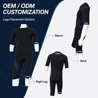Combinaison d'entraînement ProEMSFit à séchage rapide, sans fil, pour hommes, tenue de sport, combinaison de fitness, vêtements de sport pour hommes