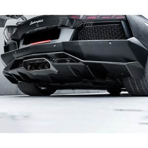 Difusor Trasero de Fibra de Carbono Drifton Nuevo, Tejido 3K/6K/12K, Acabado Brillante/Mate para Aventador LP700 - Instalación con Tornillos - Product Image 4