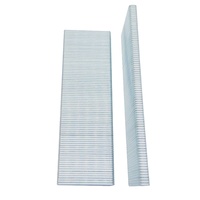 Agrafes pneumatiques industrielles en acier galvanisé électrolytique de calibre 18, série 90 courbées, personnalisables OEM/ODM pour mobilier lourd