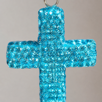 Collier pendentif croix gothique, collier ras du cou à franges multicouches pour femmes, style grunge audacieux