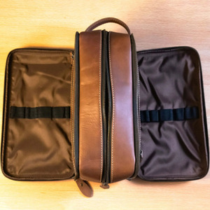 Trousse de Toilette en Cuir Personnalisée Haut de Gamme – Design Élégant, Spacieuse, Organisateur de Voyage, Fermeture Éclair, Sac Cosmétique Portable – Vente en Gros - Product Image 5