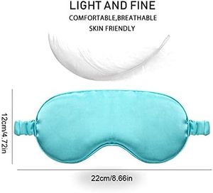 Masque de sommeil en satin de soie personnalisé avec logo, sangle réglable, masque de nuit pour femmes et hommes, durable, pour les voyages, cadeau pour les demoiselles d'honneur - Product Image 6