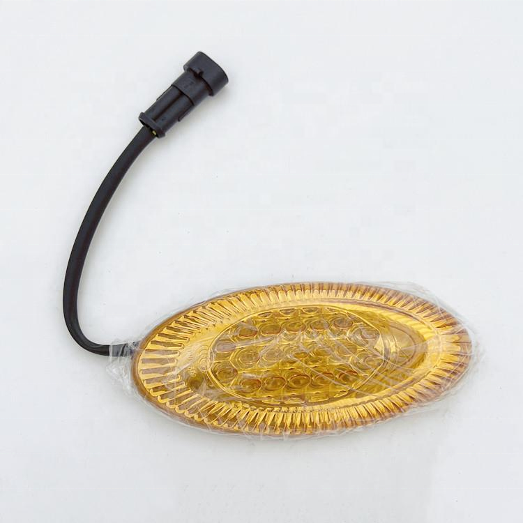 Детали автобуса, светодиодная боковая лампа, овальная боковая лампа, используемая для шины zhongtong, светодиодная лампа