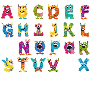Letters Cartoon Stickers 5D Diamond Painting <b>Kits</b> for Home Decoration Kids Alphabet A-Z <b>Mosaic</b> Craft <b>Kit</b> - Product Image 2