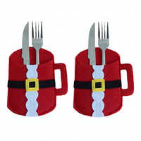 Sacs à couverts de Noël YQ-04 pour cuillère, couteau, fourchette 2026