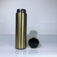 Gobelet isotherme intelligent en acier inoxydable avec affichage LED de la température, pour les voyages d'affaires, bouteille d'eau portable à isolation sous vide avec logo personnalisé