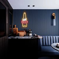 Lettres lumineuses LED néon décoratives personnalisées, alimentation secteur, étanches IP65, couleur et forme personnalisées, utilisation pour taxi, parking
