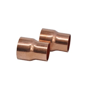 Reducing Copper <strong>Coupling</strong> Fittings <strong>With</strong> Sweat <strong>Ends</strong> and Rolled Tube, 3/8 X 1/4 Inch - Product Image 2