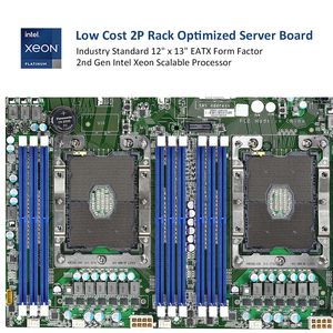Ổ cắm kép chi phí thấp 2P giá tối ưu hóa máy chủ Bo mạch chủ S7103WGM4NR-2F-L2 7 PCIe 3.0 khe cắm 1.5TB RAM Bộ nhớ tyan Bo mạch chủ - Product Image 3