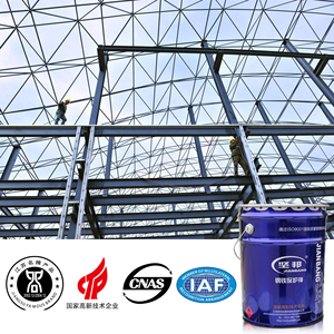 Jianbang hai thành phần Kẽm chống gỉ mồi Epoxy nhựa lớp phủ chất lỏng màu xám cho kết cấu thép sơn thuyền chống dầu và nước - Product Image 3