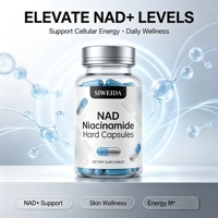 OEM Marque Privée NAD+ Niacinamide Gélules Énergie Cellulaire Métabolisme Anti Âge Soutien Immunitaire Complément 120 Gélules