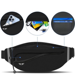 Custom Logo Print <b>Waterproof</b> Polyester Waist Bag Fanny Pack Multi-functional Crossbody Chest Bag for Men and Women - Product Image 4