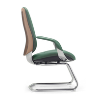 Chaise de conférence mobilier de bureau directeur du cuir commercial mobilier de bureau d'attente moderne chaise d'invité de réception pour le bureau